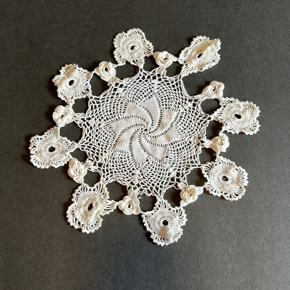 Vintage handmade doily